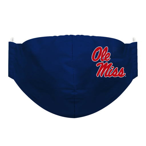 Ole Miss Rebels Face Mask Navy and Red Set of Three - Vive La Fête - Online Apparel Store