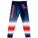 Mississippi Ole Miss Navy Blue And Red Stripes Degrade Leggings - Vive La Fête - Online Apparel Store
