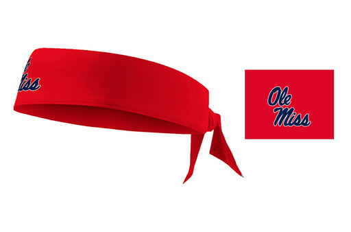 Ole Miss Rebels Vive La Fete Red Head Tie Bandana - Vive La Fête - Online Apparel Store