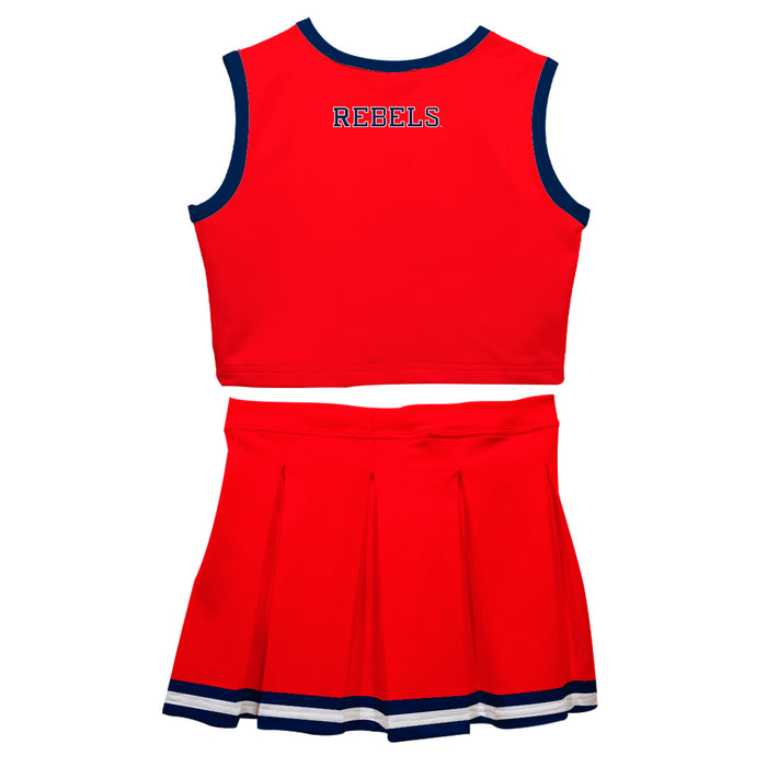 Ole Miss Rebels Vive La Fete Game Day Red Sleeveless Chearleader Set - Vive La Fête - Online Apparel Store