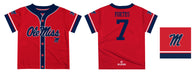 MLB Players Association Ole Miss Rebels MLBPA Officially Licensed by Vive La Fete T-Shirt - Vive La Fête - Online Apparel Store