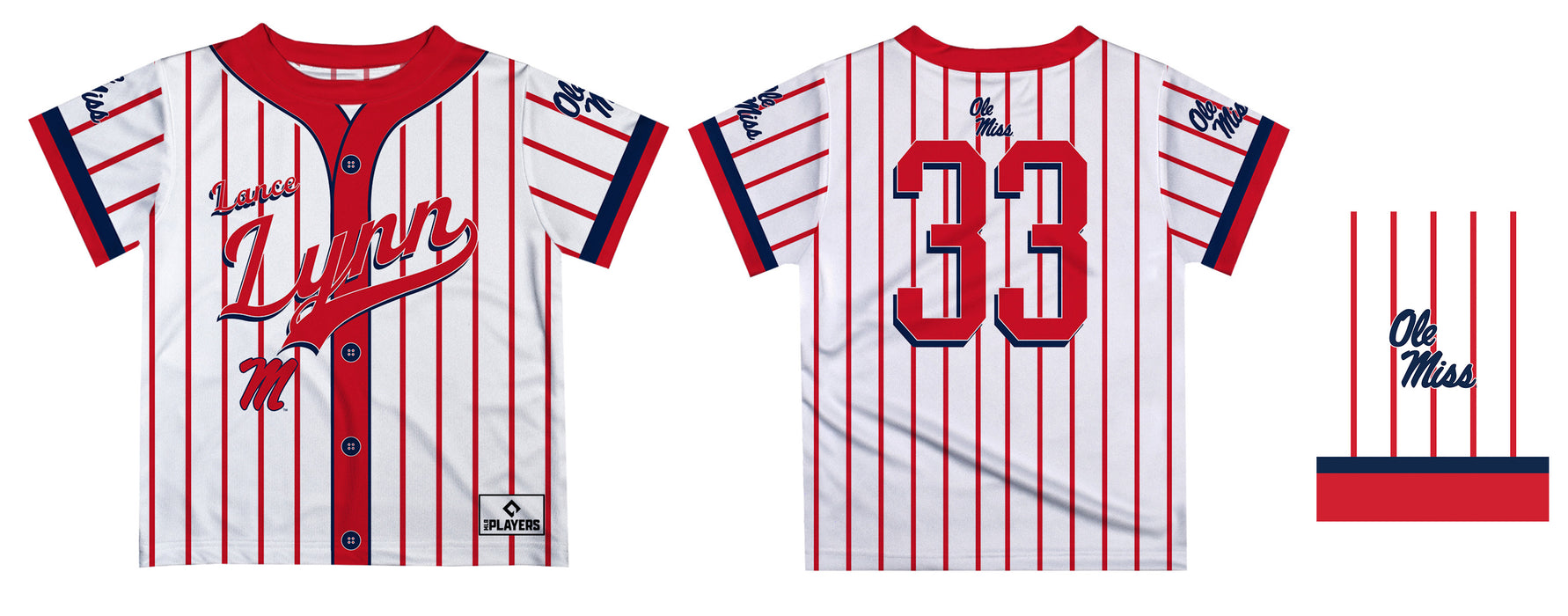 MLB Players Association Lance Lynn Ole Miss Rebels MLBPA Officially Licensed by Vive La Fete T-Shirt - Vive La Fête - Online Apparel Store