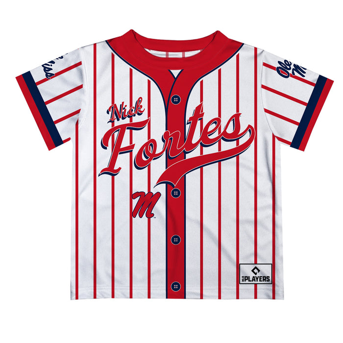 MLB Players Association Nick Fortes Ole Miss Rebels MLBPA Officially Licensed by Vive La Fete T-Shirt