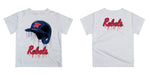 Ole Miss Rebels Original Dripping Baseball Helmet Navy T-Shirt by Vive La Fete - Vive La Fête - Online Apparel Store