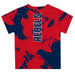Ole Miss Rebels Vive La Fete Marble Boys Game Day Red Short Sleeve Tee - Vive La Fête - Online Apparel Store