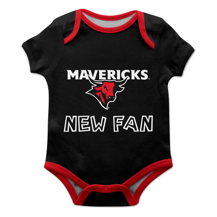 Omaha Mavericks Vive La Fete Infant Game Day Black Short Sleeve Onesie New Fan Mascot and Name Bodysuit - Vive La Fête - Online Apparel Store