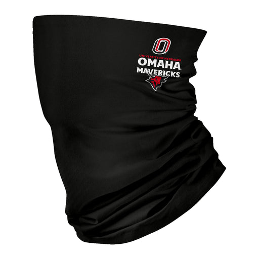 Omaha Mavericks Neck Gaiter Solid Black - Vive La Fête - Online Apparel Store