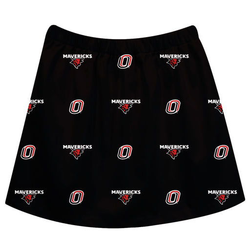 Omaha Mavericks Skirt Black All Over Logo - Vive La Fête - Online Apparel Store