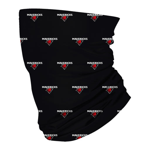 Omaha Mavericks Vive La Fete All Over Logo Game Day Collegiate Face Cover Soft 4-Way Stretch Two Ply Neck Gaiter - Vive La Fête - Online Apparel Store