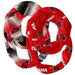Omaha Mavericks Vive La Fete All Over Logo Game Day Collegiate Women Set of 2 Light Weight Ultra Soft Infinity Scarfs