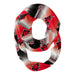 Omaha Mavericks Vive La Fete All Over Logo Game Day Collegiate Women Ultra Soft Knit Infinity Scarf