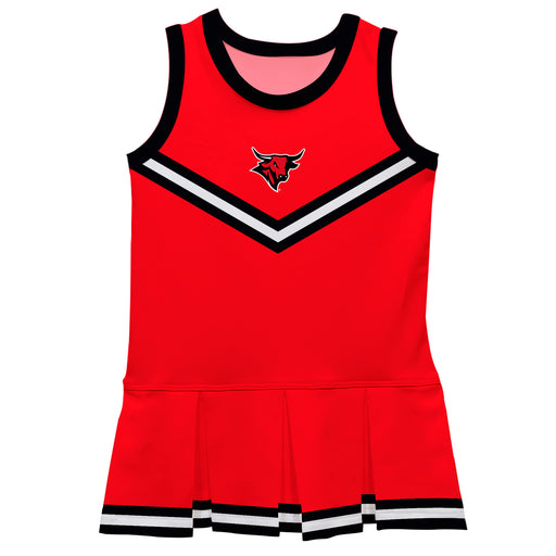 Omaha Mavericks Vive La Fete Game Day Red Sleeveless Cheerleader Dress