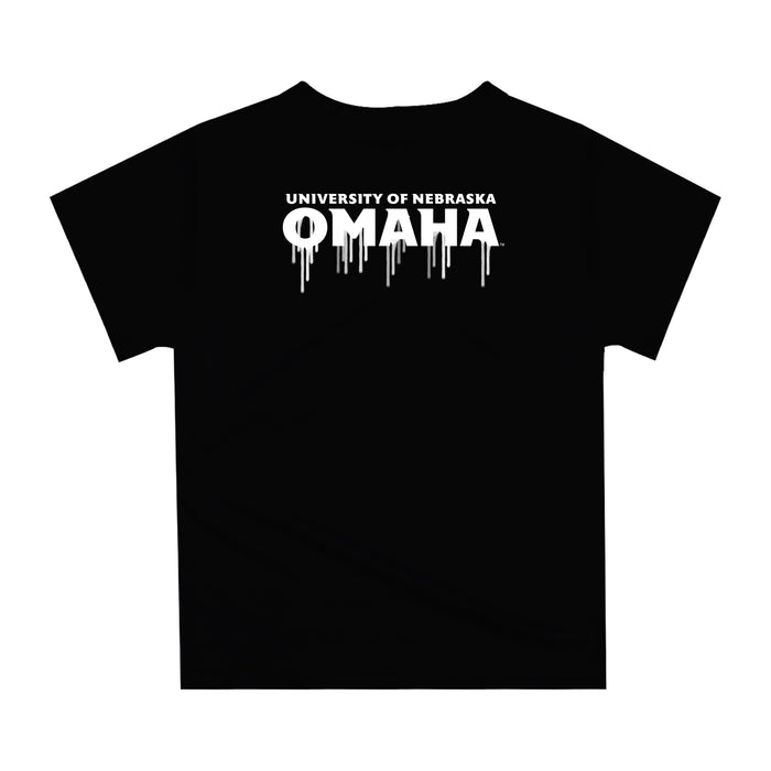 Omaha Mavericks Original Dripping Hockey Red T-Shirt by Vive La Fete - Vive La Fête - Online Apparel Store