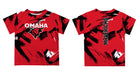 Omaha Mavericks Vive La Fete Boys Game Day Red Short Sleeve Tee Paint Brush - Vive La Fête - Online Apparel Store
