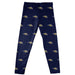 Oral Roberts Golden Eagles Vive La Fete Girls Game Day All Over Logo Elastic Waist Classic Play Navy Leggings Tights