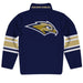 Oral Roberts University Golden Eagles Vive La Fete Game Day Navy Quarter Zip Pullover Stripes on Sleeves - Vive La Fête - Online Apparel Store