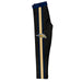 Oral Roberts University Golden Eagles Vive La Fete Girls Game Day Black with Navy Stripes Leggings Tights