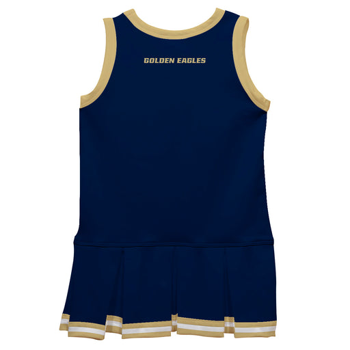 Oral Roberts Golden Eagles Vive La Fete Game Day Navy Sleeveless Cheerleader Dress - Vive La Fête - Online Apparel Store