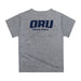 Oral Roberts University Golden Eagles Dripping Basketball Navy T-Shirt by Vive La Fete - Vive La Fête - Online Apparel Store