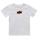 Oklahoma State Cowboys Embroidered White Knit Short Sleeve Boys Tee Shirt