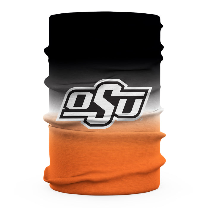 Oklahoma State Cowboys Neck Gaiter Degrade Black and Orange