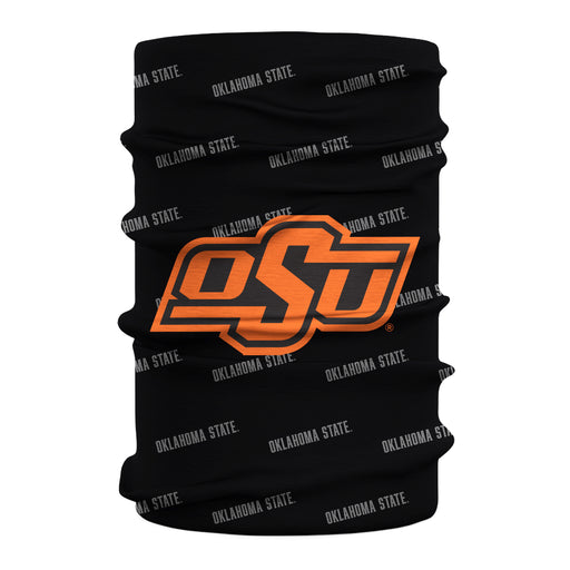 Oklahoma State Cowboys Neck Gaiter Black All Over Logo