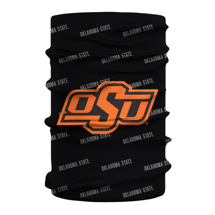Oklahoma State Cowboys Neck Gaiter Black All Over Logo
