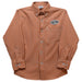 Oklahoma State Cowboys Embroidered Orange Gingham Long Sleeve Button Down