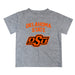 OSU Cowboys Vive La Fete Boys Game Day V2 Heather Gray Short Sleeve Tee Shirt