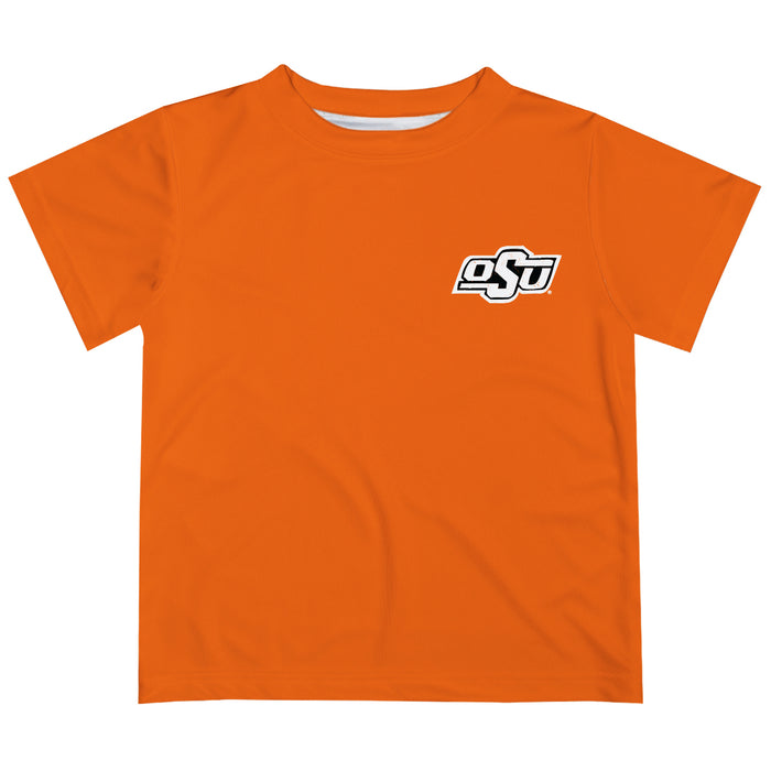 OSU Cowboys Hand Sketched Vive La Fete Impressions Artwork Boys Orange Short Sleeve Tee Shirt