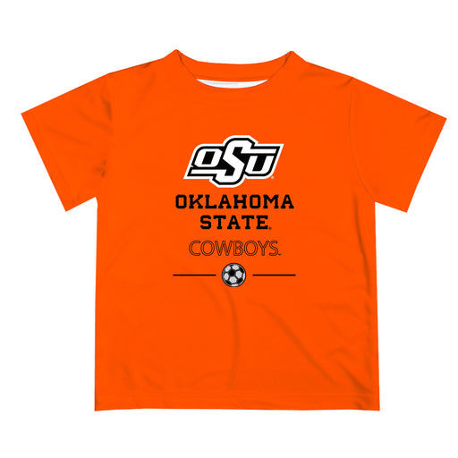 OSU Cowboys Vive La Fete Soccer V1 Orange Short Sleeve Tee Shirt
