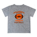 OSU Cowboys Vive La Fete Football V2 Heather Gray Short Sleeve Tee Shirt