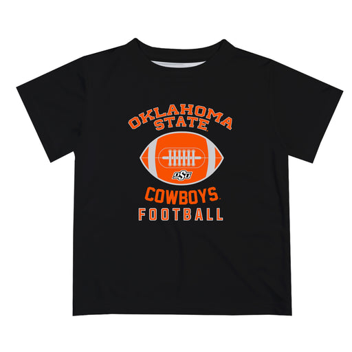 OSU Cowboys Vive La Fete Football V2 Black Short Sleeve Tee Shirt