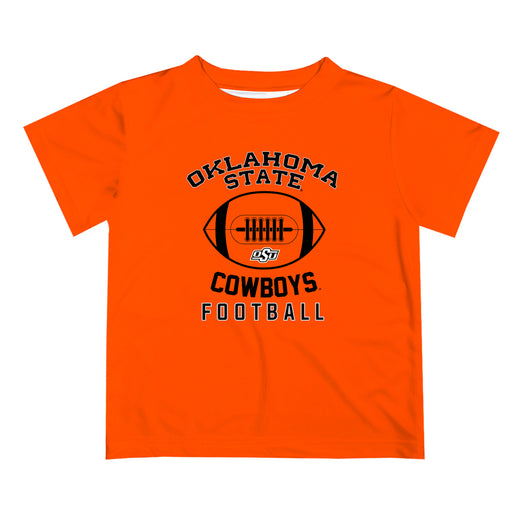 OSU Cowboys Vive La Fete Football V2 Orange Short Sleeve Tee Shirt