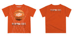 OSU Cowboys Original Dripping Basketball Orange T-Shirt by Vive La Fete - Vive La Fête - Online Apparel Store