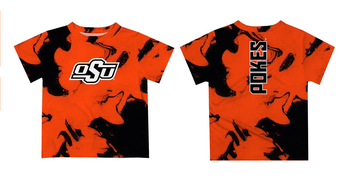 OSU Cowboys Vive La Fete Marble Boys Game Day Orange Short Sleeve Tee - Vive La Fête - Online Apparel Store