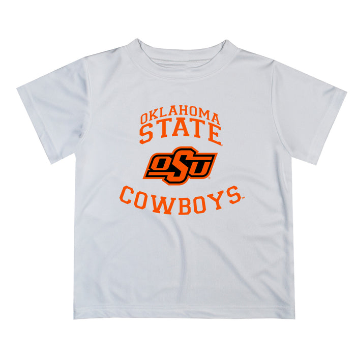 OSU Cowboys Vive La Fete Boys Game Day V1 White Short Sleeve Tee Shirt
