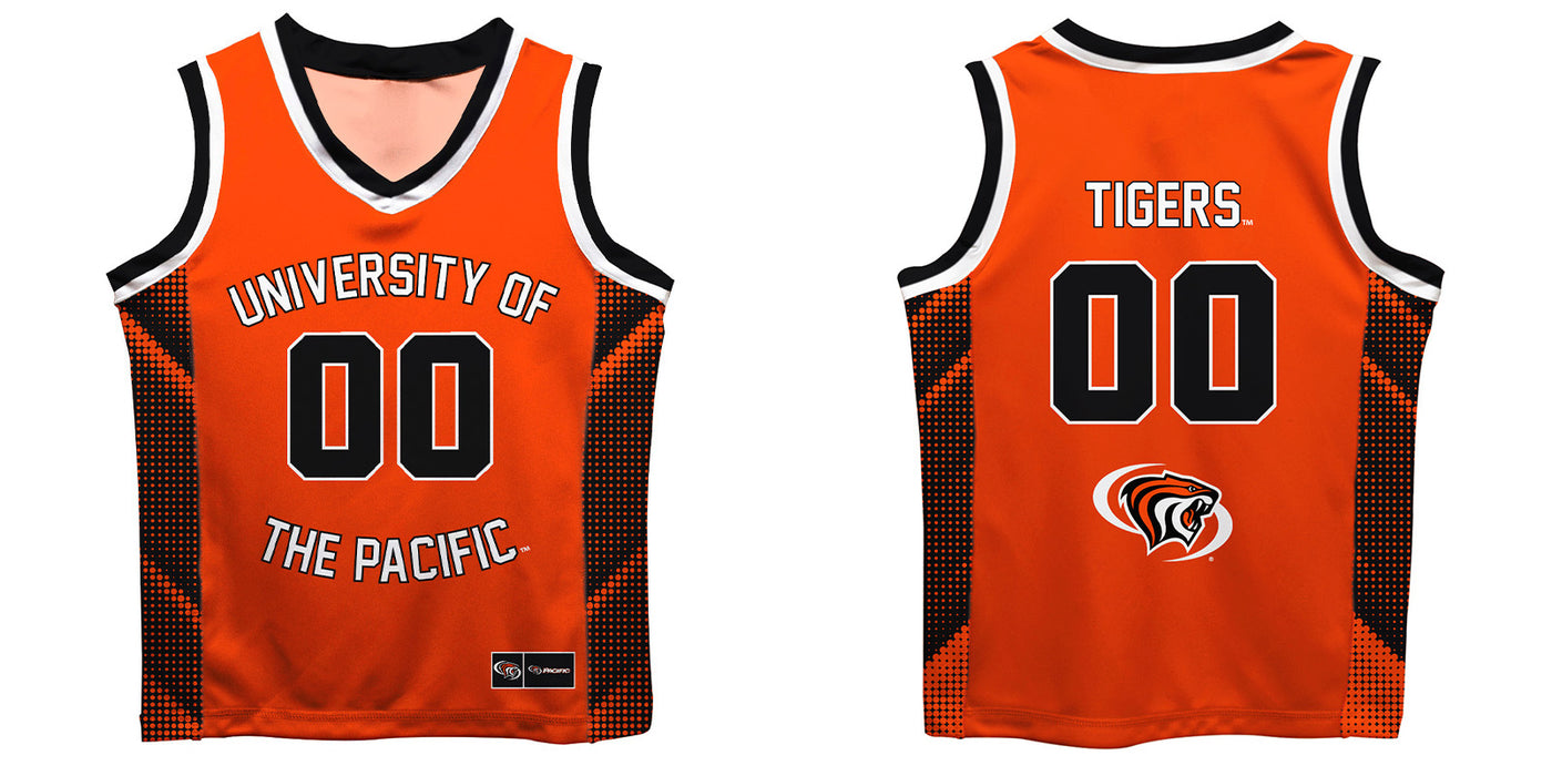 University of the Pacific Tigers Vive La Fete Game Day Orange Boys Fashion Basketball Top - Vive La Fête - Online Apparel Store