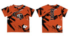 University of the Pacific Tigers Vive La Fete Boys Game Day Orange Short Sleeve Tee Paint Brush - Vive La Fête - Online Apparel Store