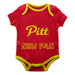 Pittsburgh State Gorillas Vive La Fete Infant Game Day Crimson Short Sleeve Onesie New Fan Logo and Mascot Bodysuit
