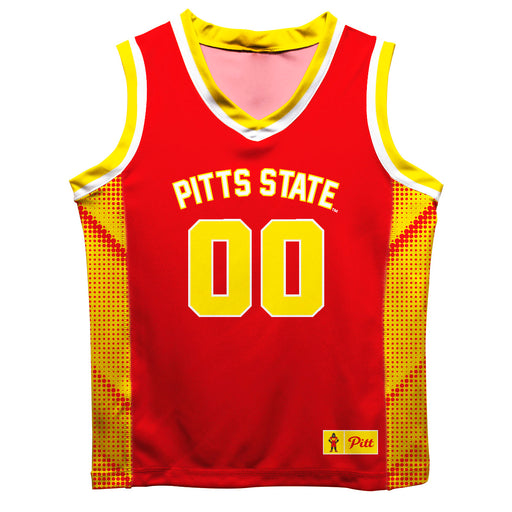 Pittsburgh State University Gorillas Vive La Fete Game Day Crimson Boys Fashion Basketball Top