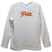 Pittsburgh State University Gorillas Embroidered White Knit Long Sleeve Boys Tee Shirt