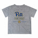 Pittsburgh Panthers UP Vive La Fete Soccer V1 Heather Gray Short Sleeve Tee Shirt