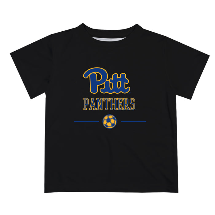 Pittsburgh Panthers UP Vive La Fete Soccer V1 Black Short Sleeve Tee Shirt