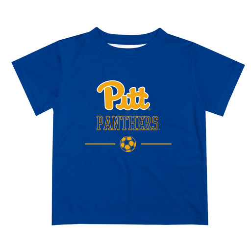 Pittsburgh Panthers UP Vive La Fete Soccer V1 Blue Short Sleeve Tee Shirt