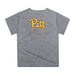 Pittsburgh Panthers UP Original Dripping Baseball Hat Gold T-Shirt by Vive La Fete - Vive La Fête - Online Apparel Store