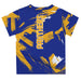 Pittsburgh Panthers UP Vive La Fete Boys Game Day Blue Short Sleeve Tee Paint Brush - Vive La Fête - Online Apparel Store