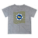 Pittsburgh Panthers UP Vive La Fete  Heather Gray Art V1 Short Sleeve Tee Shirt