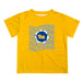 Pittsburgh Panthers UP Vive La Fete  Gold Art V1 Short Sleeve Tee Shirt