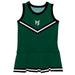 Portland State Vikings Vive La Fete Game Day Green Sleeveless Cheerleader Dress